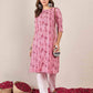 Rayon Printed Straight Kurti