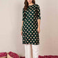 Rayon Printed Straight Kurti