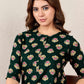 Rayon Printed Straight Kurti