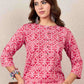 Rayon Printed Straight Kurti