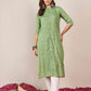 Cotton Printed Straight Kurti