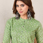 Cotton Printed Straight Kurti