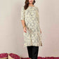 Rayon Printed Straight Kurti