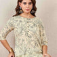 Rayon Printed Straight Kurti