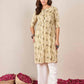 Rayon Printed Straight Kurti