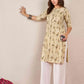 Rayon Printed Straight Kurti