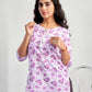 Cotton Printed Straight Kurti