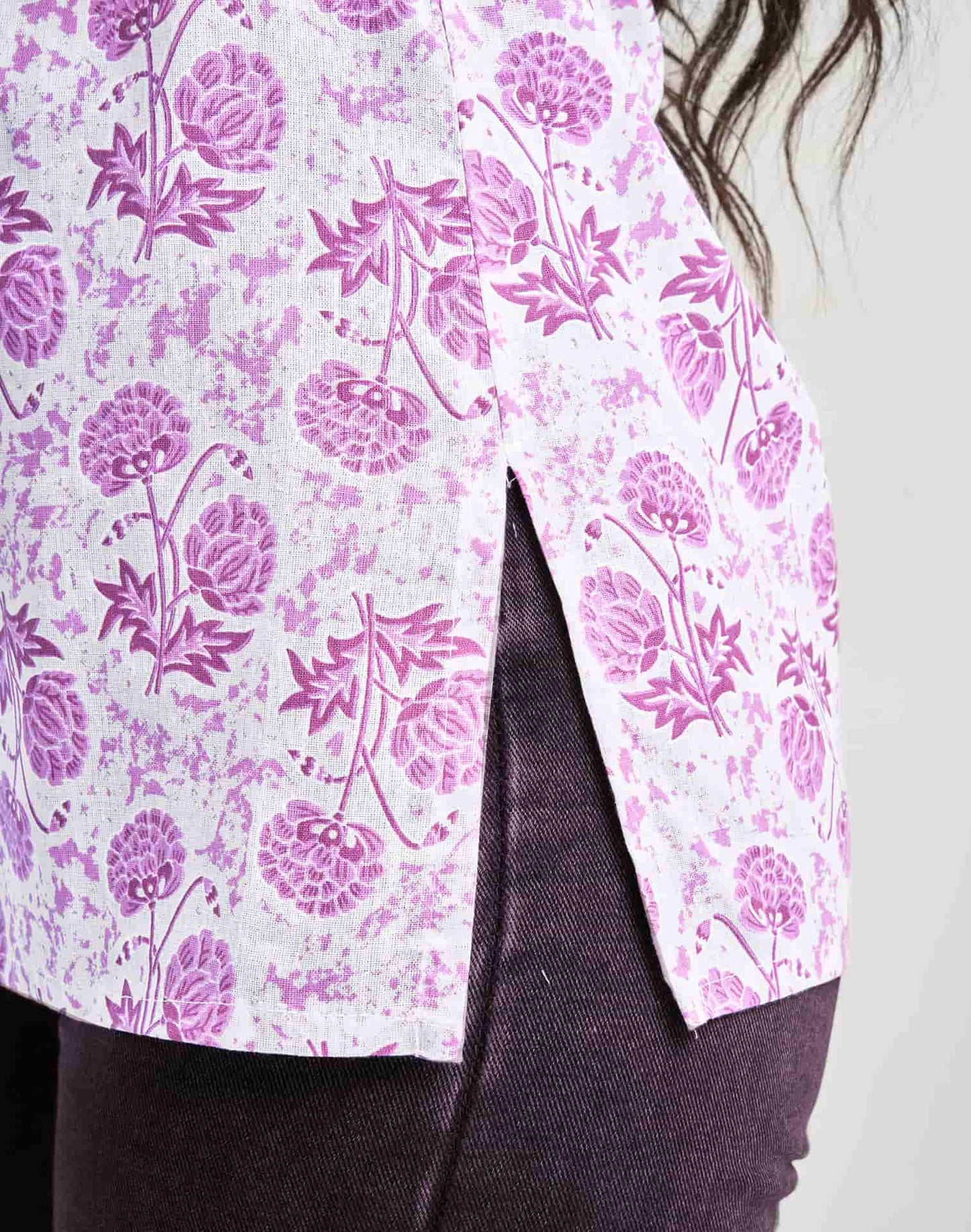 Cotton Printed Straight Kurti