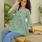 Cotton Printed Straight Kurti