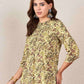 Cotton Printed Straight Kurti
