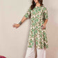 Cotton Printed Straight Kurti