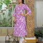 Cotton Printed Straight Kurti