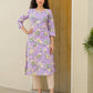 Cotton Printed Straight Kurti