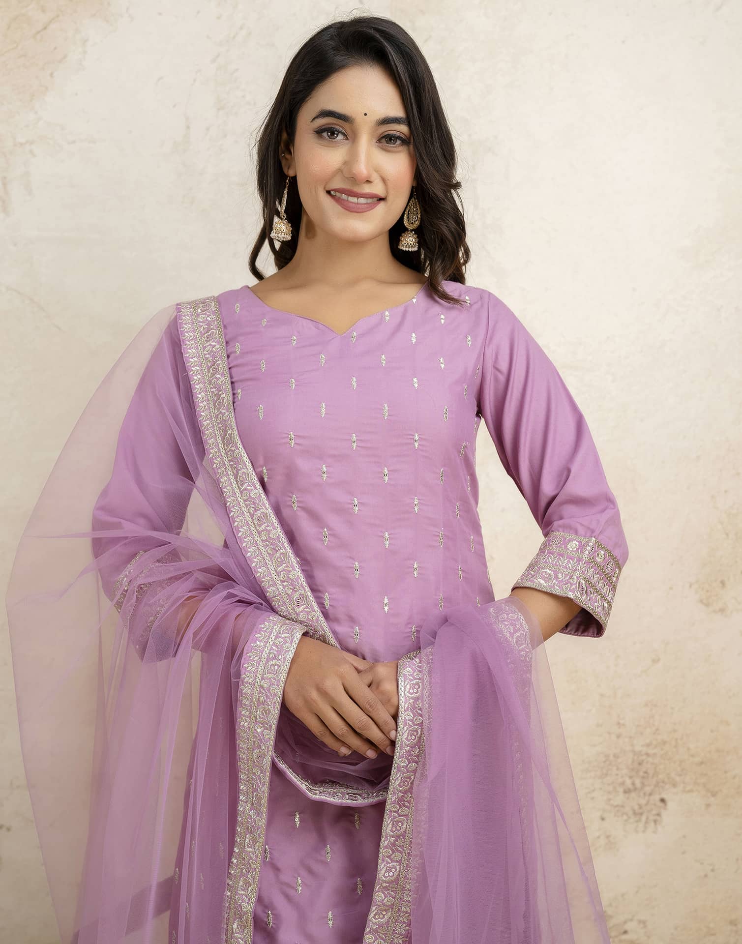 Rayon Straight Kurta Set with Sequence Embroidery under 1000