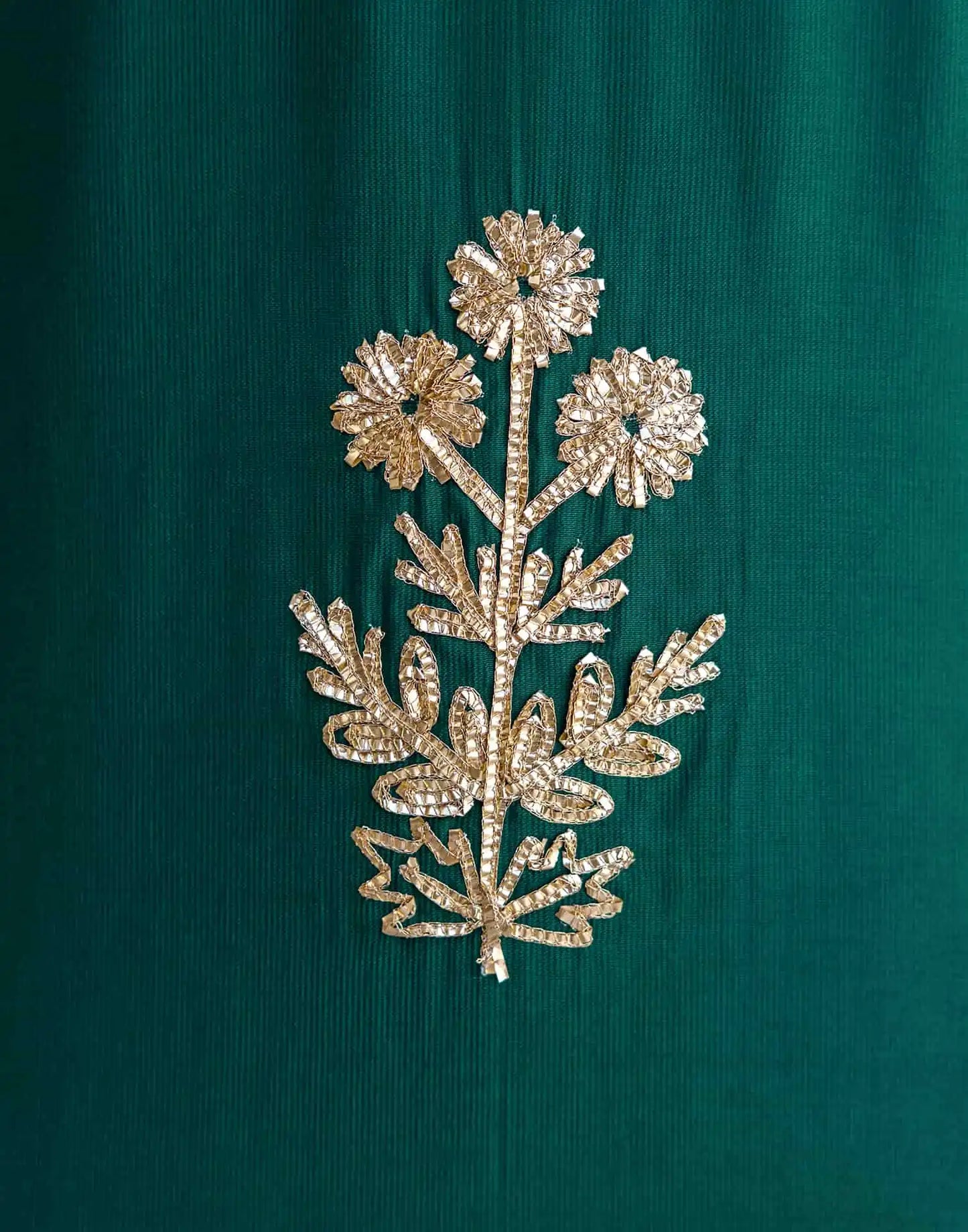 Green Cotton Printed Straight Kurta Set with Pant & Dupatta for Women