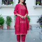 affordable round neck kurta set 