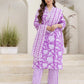 Cotton Printed Straight Kurta with Pant & Dupatta