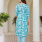 Cotton Printed Straight Kurta with Pant & Dupatta