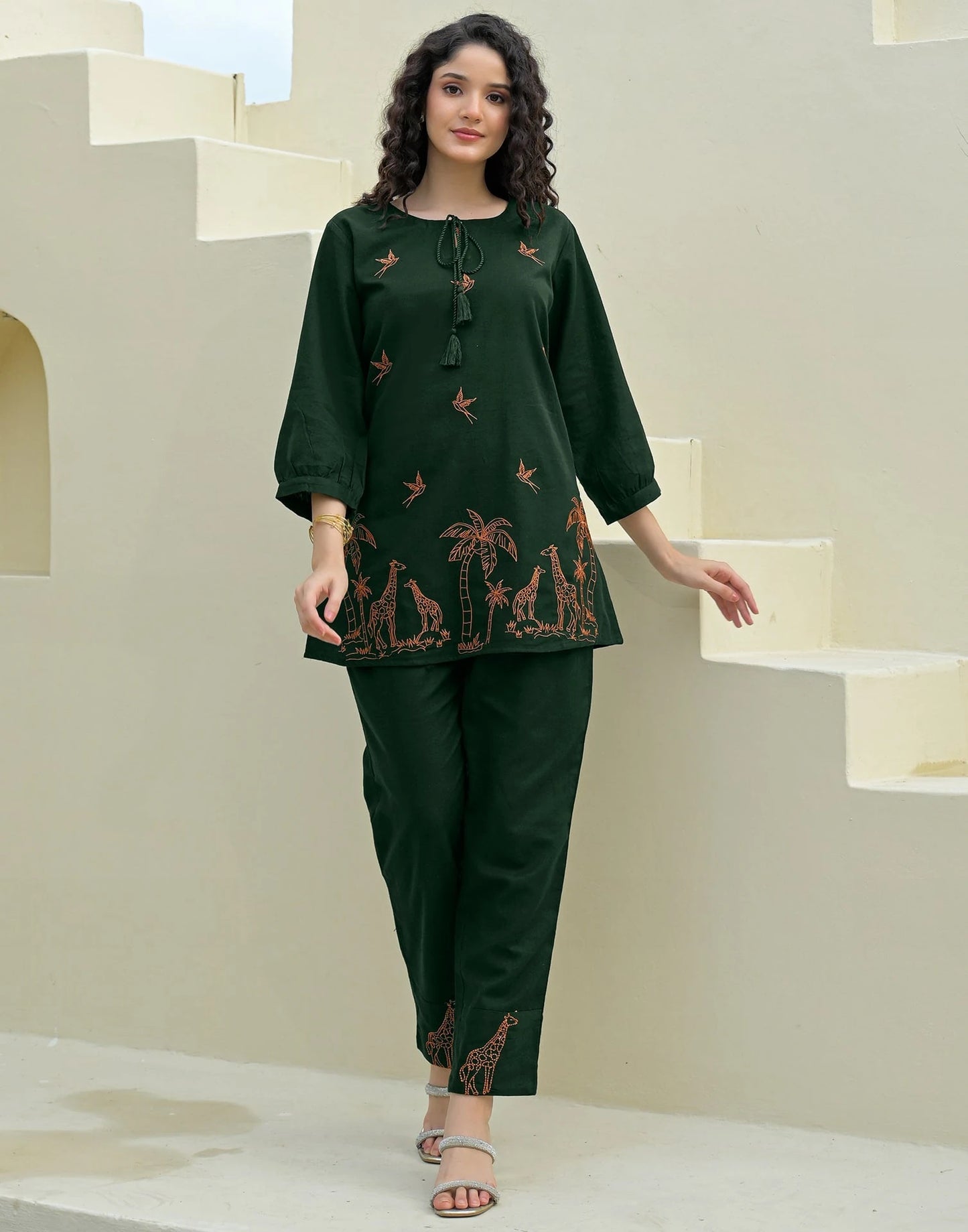 cotton co ord set for women