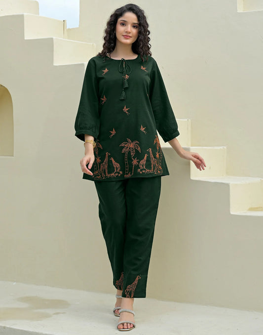 cotton co ord set for women