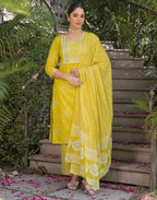 Skylee Viscose Rayon Embroidered Straight 3 Piece Kurta Set For Woman