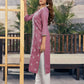 Rayon Embroidered Straight Kurti