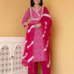 Cotton Printed Straight Kurta with Pant & Dupatta
