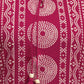 Pink Cotton Bandhani Printed Straight Kurta Set with Pant and Dupatta