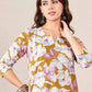 Cotton Printed Straight Round Neck Kurti