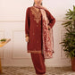 Rayon Straight Embroidery V-Neck Kurta with Pant & Dupatta