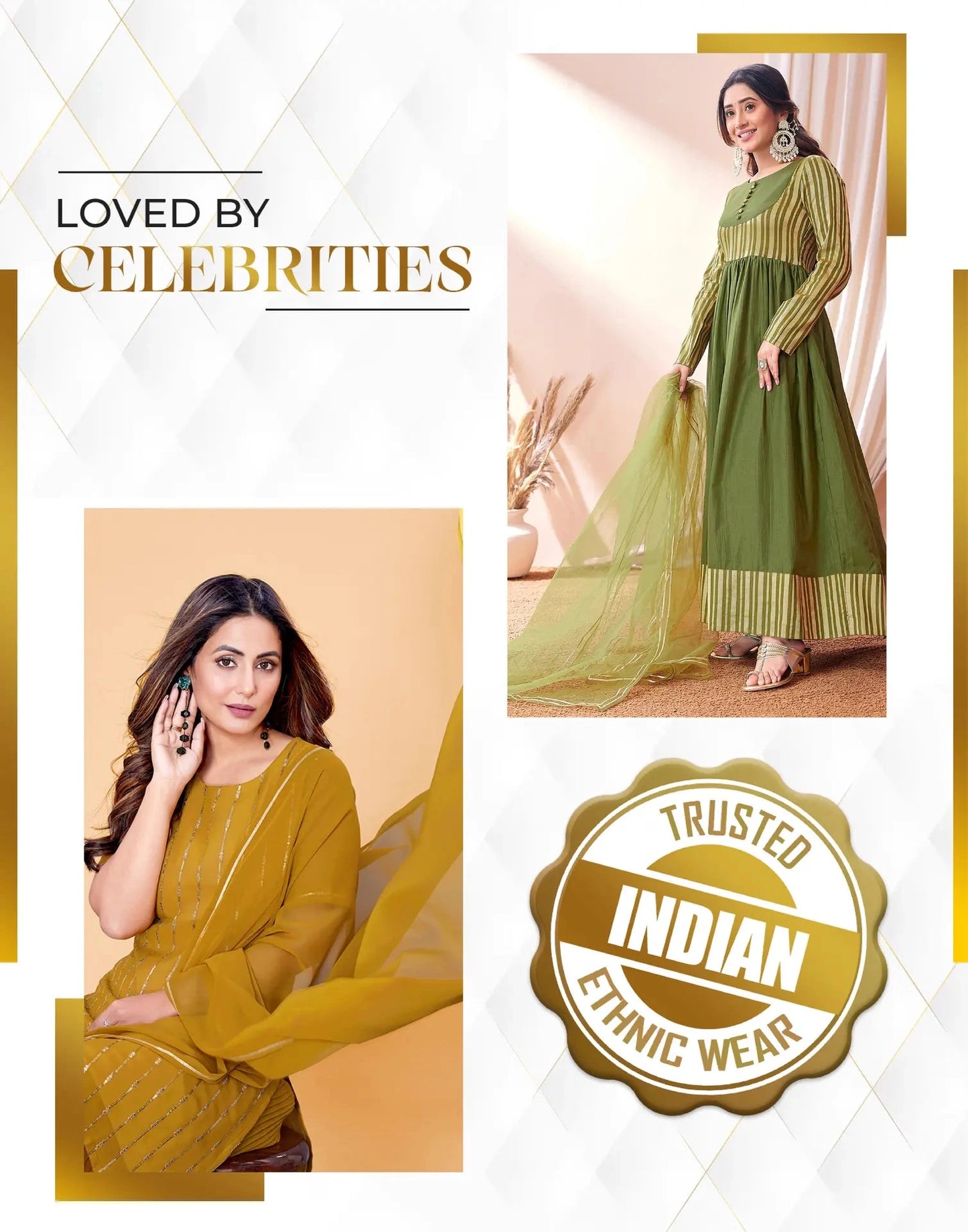 Silk Embroidered Straight Kurta with Pant & Dupatta