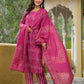 Cotton Straight Printed Round Neck Kurta with Pant & Dupatta