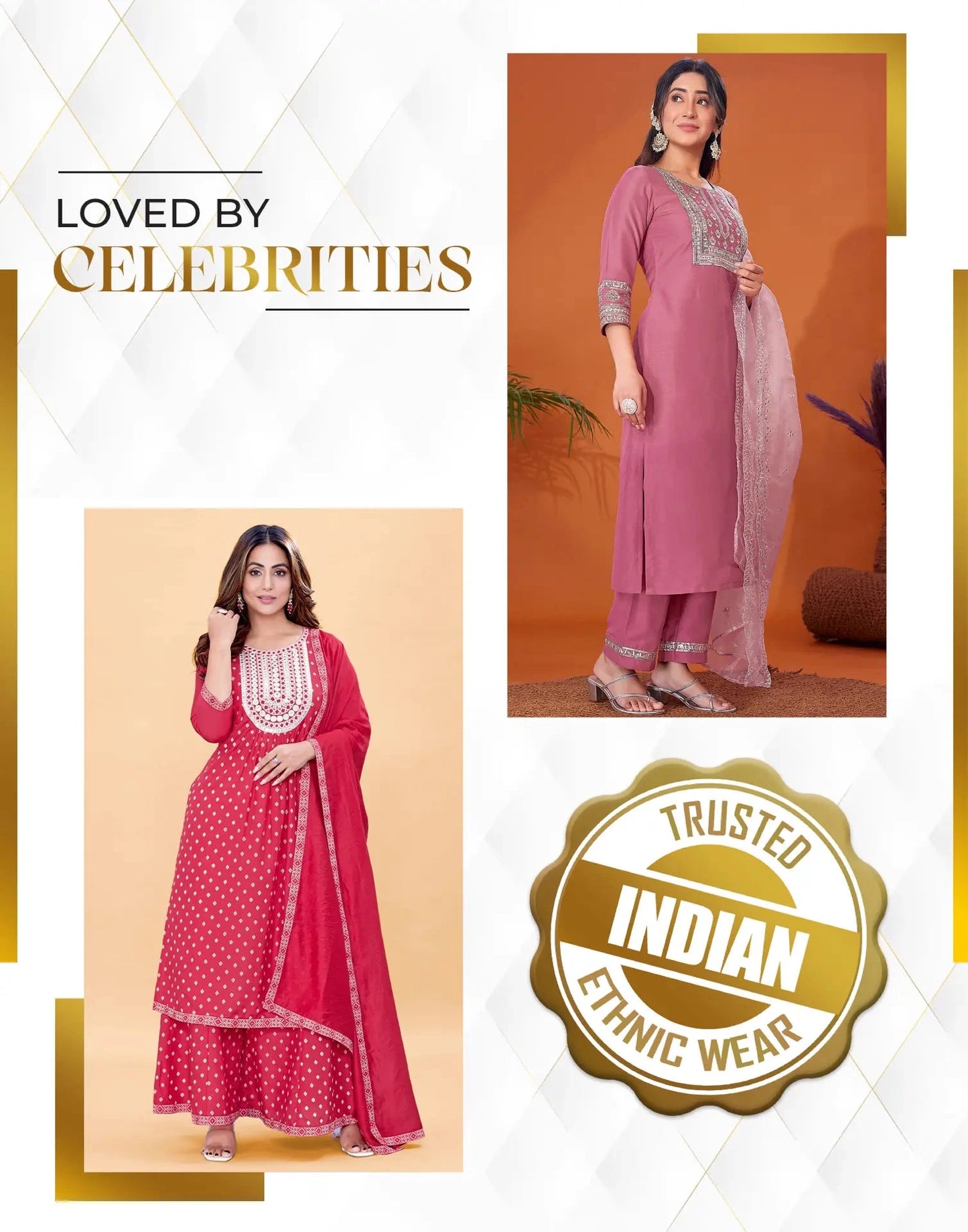 Affordable festival kurta set 