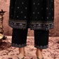 Black Cotton Printed Anarkali Kurta Set with Pant & Dupatta Festive Kurti Set Under 1299