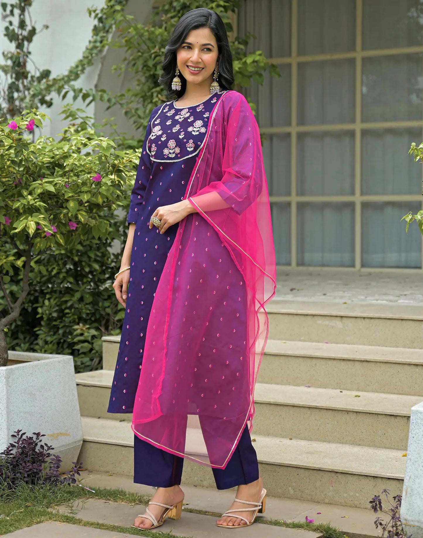 silk kurta set for women