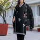Silk Embroidery Straight Kurta with Pant & Dupatta