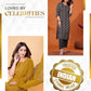 Cotton Woven Design Straight Kurta with Pant & Dupatta