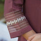 Silk Embroidered Straight Round Neck Kurta with Pant & Dupatta