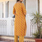 Cotton Blend Foil Printed and Printed Lace Straight Kurta with Pant & Dupatta