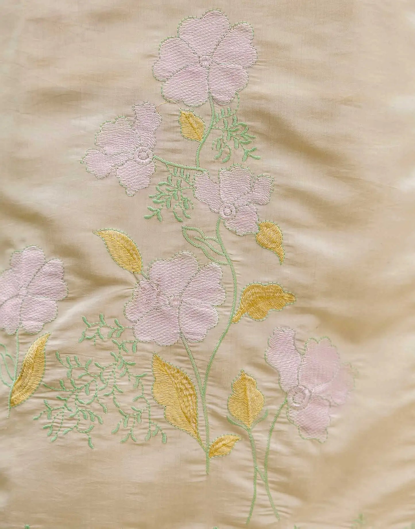 Silk Blend Embroidered Straight Kurta with Pant & Dupatta