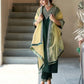 Skylee Dark Green Silk V Neck Sleeve Straight Kurta Set with Pant & Dupatta