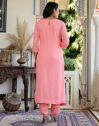 Rayon Printed Round Neck Co-ord Set
