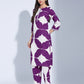 Cotton Blend Printed Round Neck Co-ord Set