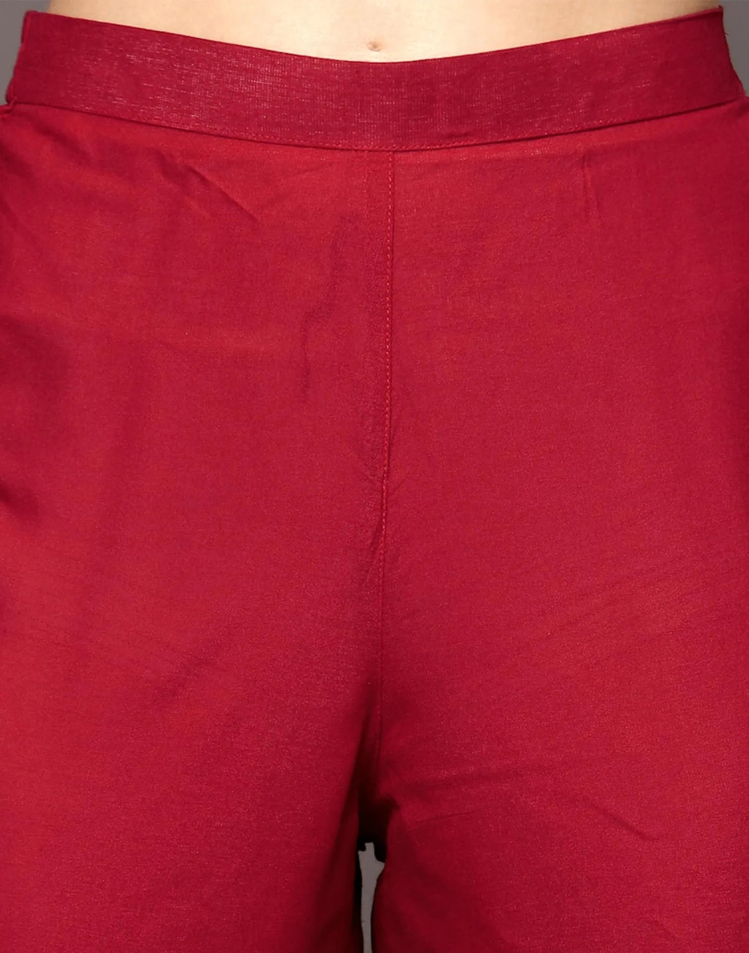 Maroon Rayon Straight Kurta Set with Sequence Embroidery under 1000