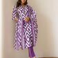 Cotton Straight Printed V-Neck Kurta with Pant & Dupatta