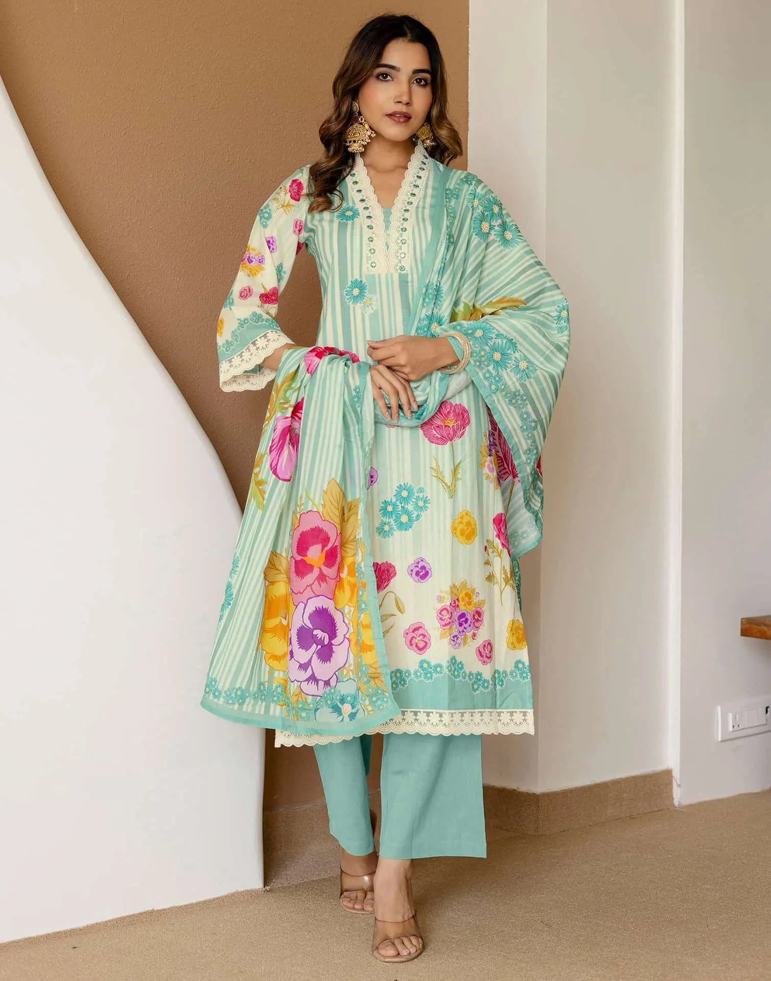 office wear kurta set for women by skylee