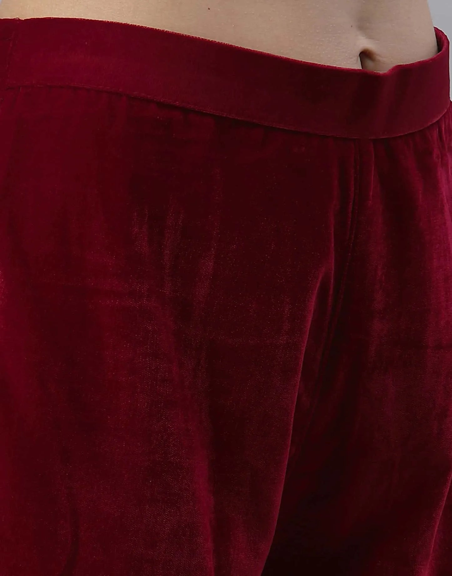 velvet kurta set for women