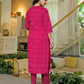 Cotton Printed Straight Kurta with Pant & Dupatta