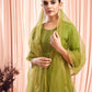 Embroidered Sequence Straight Kurta Set for Women Festive Wear