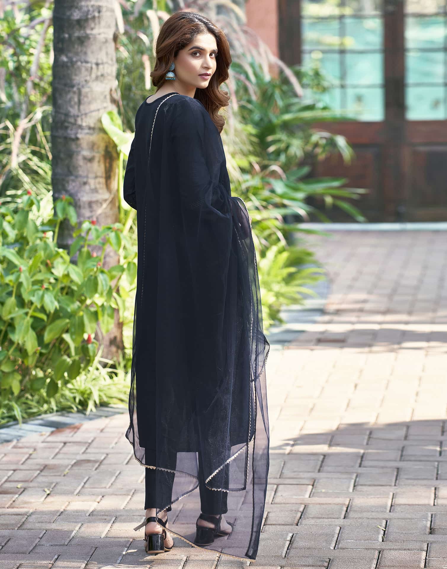 Stylish Blue Straight Kurta Pant and Dupatta for Women